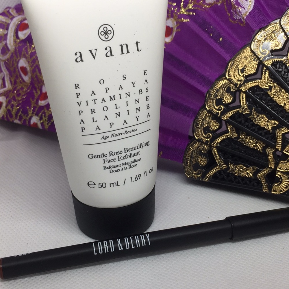 Avant Face Exfoliate and Lord & Perry Lip Liner